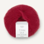 Sandnes Tynn Silk Mohair 4236 Djup röd
