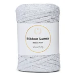 LindeHobby Ribbon Lurex 11 White Silver