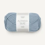 Sandnes Alpakka Silke 6041 Dammig Blå