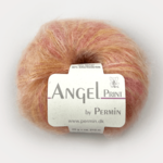 Permin Angel print 60 Rosa/Orange