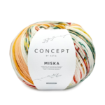 Katia Concept Miska Socks 101 Ockragul-Pistage-Orange