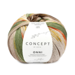 Katia Concept Onni Socks 400 Brun-Roströd-Ockragul