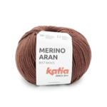 Katia Merino Aran 110 Rödbrun