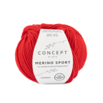 Katia Concept Merino Sport 004 Röd