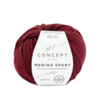 Katia Concept Merino Sport 022 Mörk bordeaux