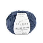 Katia Concept Merino Sport 012 Djupblå