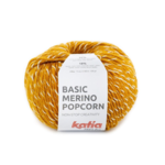 Katia Basic Merino Popcorn 107 Senap-vit