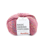 Katia Basic Merino Popcorn 200 Ros-multifärgad