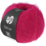 Lana Grossa Silkhair 224 Mörk pink