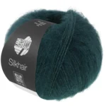 Lana Grossa Silkhair 231 Svartgrön