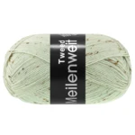 Lana Grossa Meilenweit 100 Tweed 182 Vitgrön