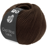 Lana Grossa Cool Wool Lace 57 Svartbrun