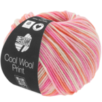 Lana Grossa Cool Wool Print 726 Rosa/Pink/Korall/Ecru