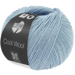 Lana Grossa Cool Wool Mélange 1502 Ljusblå melerad