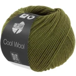 Lana Grossa Cool Wool Mélange 1506 Oliv melerad