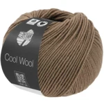 Lana Grossa Cool Wool Mélange 1508 Taupe melerad