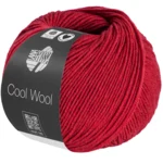 Lana Grossa Cool Wool Mélange 1501 Körsbärsröd melerad