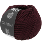 Lana Grossa Cool Wool Mélange 1404 Svart-röd melerad