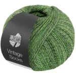 Lana Grossa Vintage Socks 1016 Ljus-/moss-/grågrönmelerad