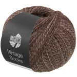 Lana Grossa Vintage Socks 1024 Gråbrun/mocka melerad