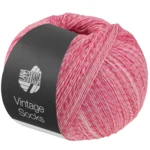 Lana Grossa Vintage Socks 1022 Ljusrosa/rosa melerad