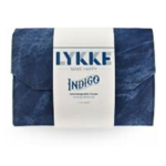 LYKKE Utbytbara Rundstickor Set Indigo, Blå, 13 cm