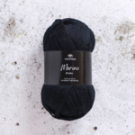 Svarta Fåret Merino Mini 01 Kolsvart