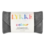 LYKKE Utbytbara Rundstickor Set Colour, Grå, 9 cm