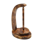 LYKKE Garnhållare Bränt mangoträ