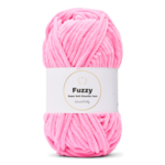 LindeHobby Fuzzy Chenille 48 Neonrosa (Ljus)