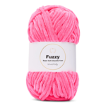 LindeHobby Fuzzy Chenille 49 Neonrosa