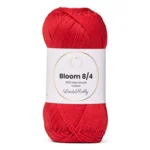 LindeHobby Bloom 8/4 Mercerized Cotton 25 Röd