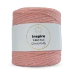 LindeHobby Inspire Print 62 Persika med vita prickar