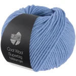 Lana Grossa Cool Wool Superbig 224 Himmelblå  melerad