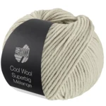 Lana Grossa Cool Wool Superbig 231 Ljusgrå melerad