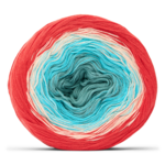 LindeHobby Lily Cotton Cake 14 Röd korall