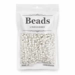 LindeHobby Beads 77 Spökvit