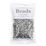 LindeHobby Beads 42 Metallisk silver