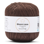 LindeHobby Bloom Lace Mercerized Cotton 08 Mörkbrun