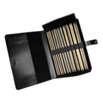 LYKKE Jumperstickset Driftwood, Svart, 35 cm