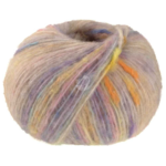 Lana Grossa Cassata 07 Ljusbeige/gul/orange/jeansblå/rosa