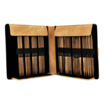 LYKKE Strumpstickeset Umber, Tan, 15 cm (4.00-9.00 mm)