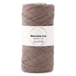 LindeHobby Macrame Lux, Knytgarn, 1 mm 02 Mörkbeige