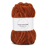 LindeHobby Fuzzy Chenille Gold Lurex 34 Koppar