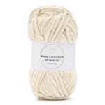 LindeHobby Fuzzy Chenille Gold Lurex 10 Kräm (ljus beige)