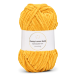 LindeHobby Fuzzy Chenille Gold Lurex 47 Guldgul