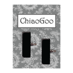 ChiaoGoo Kabelstoppare, 2 St Large Svart