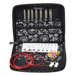 ChiaoGoo Utbytbart Rundstickset Twist Red Lace, Small, 13 cm