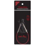 ChiaoGoo Rundstickor Knit Red Rostfritt Stål (23-100 cm) 23 cm