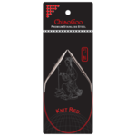 ChiaoGoo Rundstickor Knit Red Rostfritt Stål (23-100 cm) 30 cm